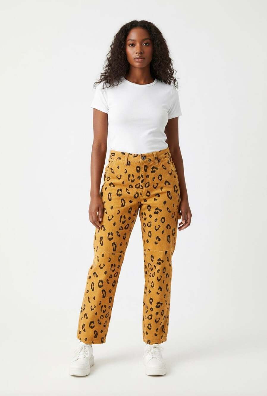 🐆 OBEY Abbott Painter Pants in Leopard Corduroy 🐆